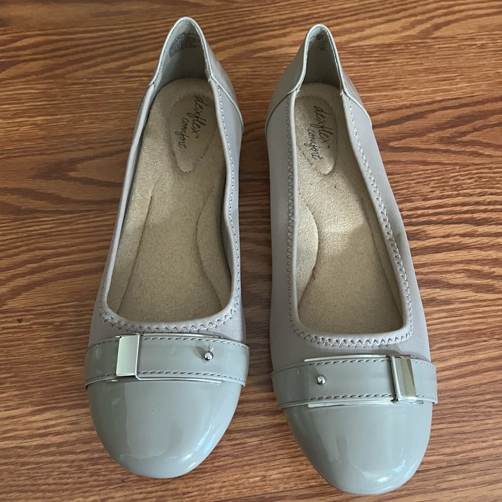 Dexflex Cofort Cal Toe Ballet Flats (with a slight wedge!)